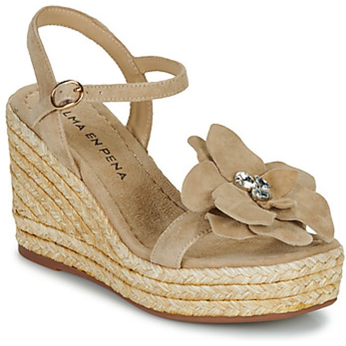 Sandalen met sleehak ALMA EN PENA V251285