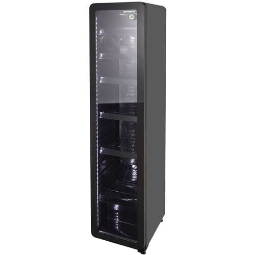 GASTRO-COOL Drankenkoelkast - 212 liter - Smal - 1 glazen deur - Zwart
