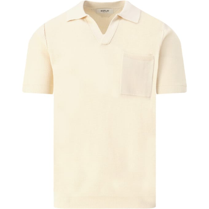Slim Fit poloshirt in brei-look