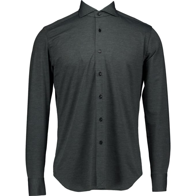 Xacus Active Shirt Lange Mouw Overhemden Groen Act520ml/91617