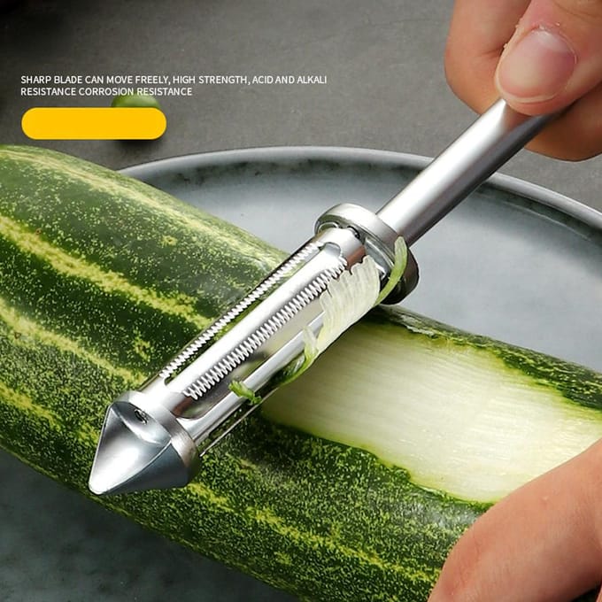 Éplucheur de fruits et légumes, outil de cuisine, éplucheur tranchant, râpe à pommes de terre et carottes, Gadget de cuisine white