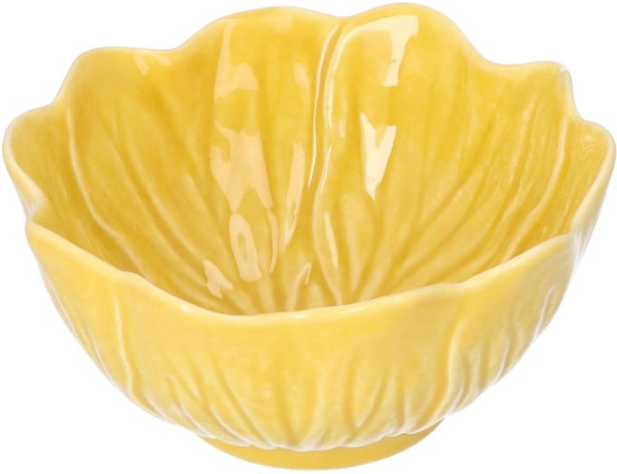 Bordallo Pinheiro - Kom Flora yellow 12,5cm - Kommen