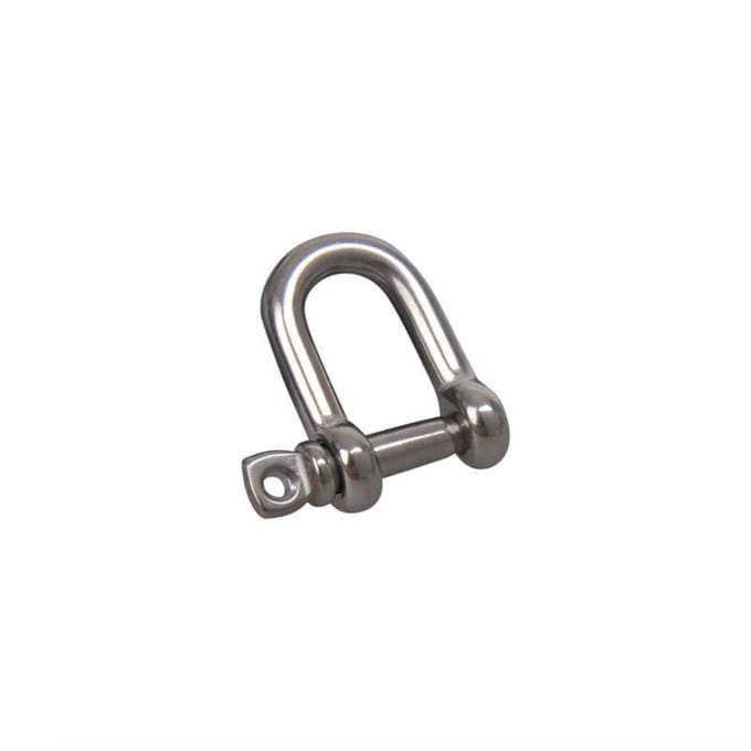Seilflechter D-Sluiting - Kort - 5 mm - A4 RVS AISI 316 - 1300 daN