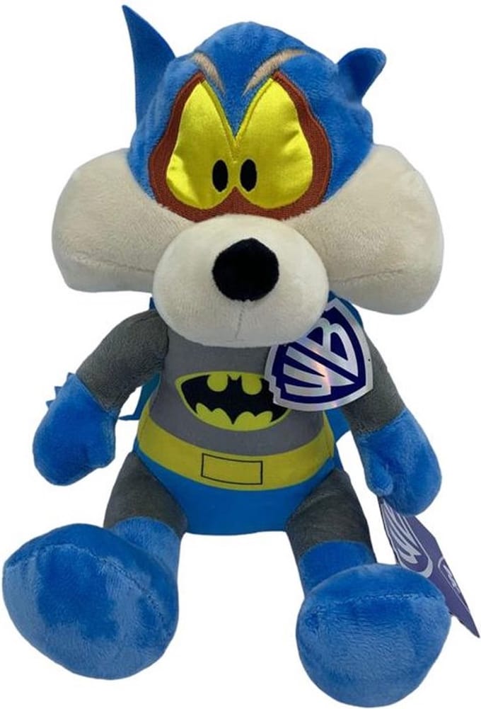 Wil E. Coyote Batman Knuffel - Looney Tunes Knuffel - 100th Anniversary Editie - 27 CM