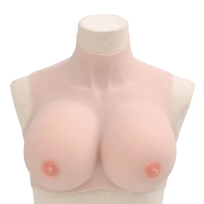 Vidaxl Couverture en Silicone avec Poitrines, Taille H white