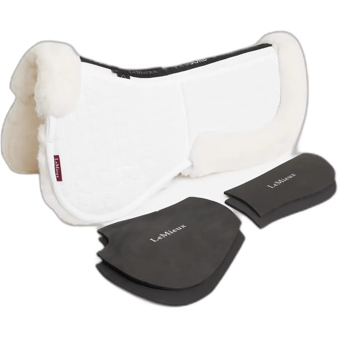 Lemieux Zadelonderlegger Lemieux Prosorb Lamb Wit-wit