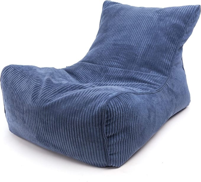Fluwelen Chaise Longue Poef met Opbergvak en Handvat