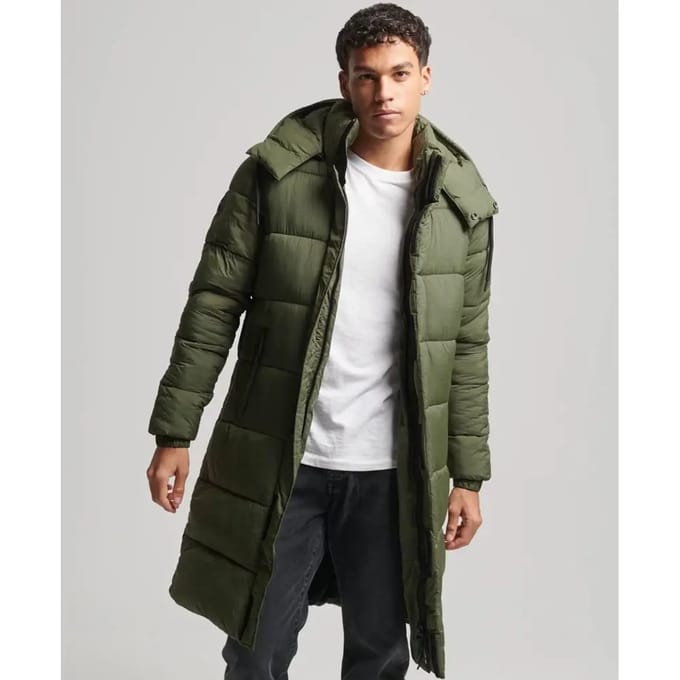 Superdry Ripstop Longline Puffer Winterjas Heren