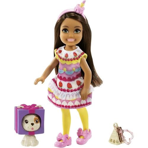 Barbie Club Chelsea - Meisje met Cupcake Jurkje - 15 cm - Minipop