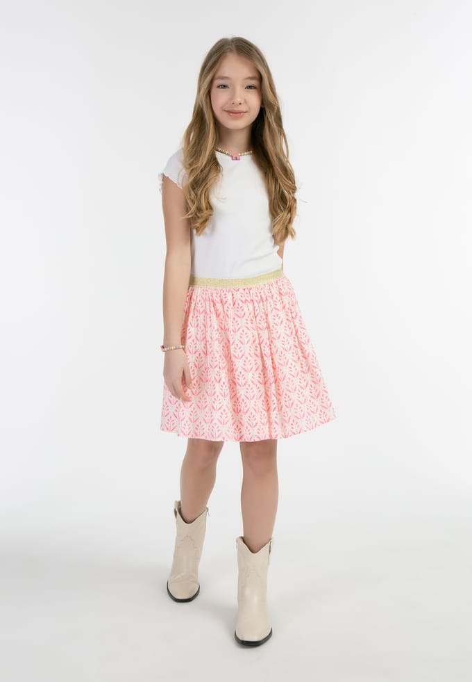 IZIA Minirok Meisje neonroze