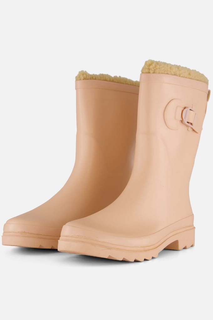 Gevoerde dames regenlaarzen roze - Maat 41 - 100% Waterdicht
