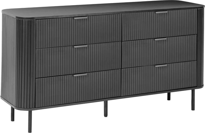 BRADLEY - Ladekast - Zwart - MDF