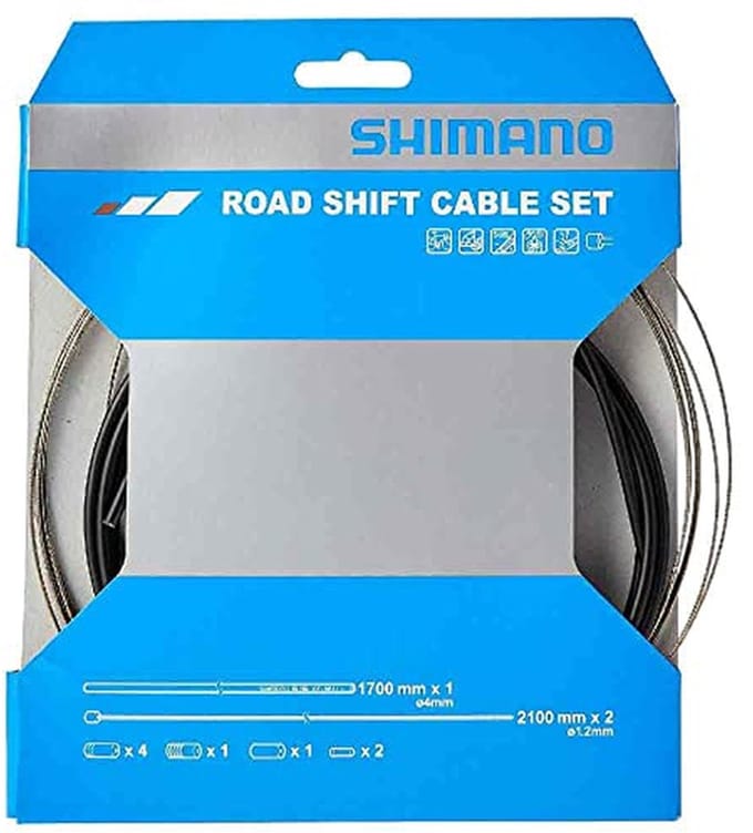 Schakel kabelset MTB 3 mm zwart