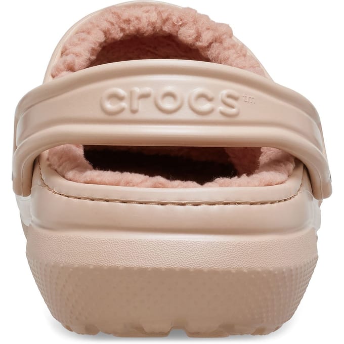 Crocs Classic Lined Thermoplastische Dames Roze Karamel Klompen