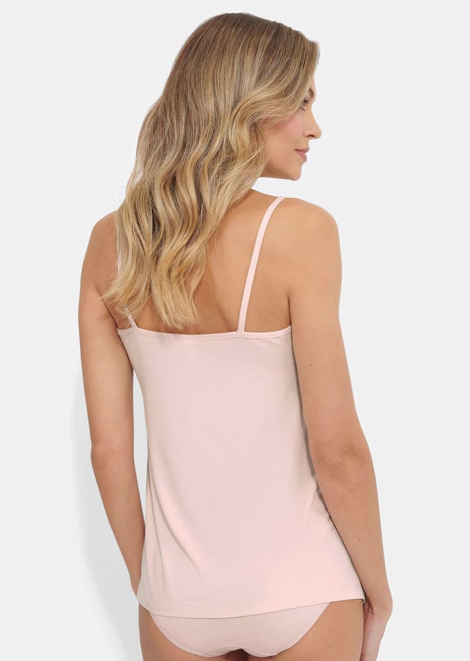 Twee hemden met kant - champagne - Gr. 36 van Goldner Fashion