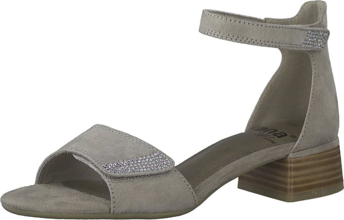 Jana Dames Sandalette - 28261-231 Grijs - Wijdte H - Maat 37