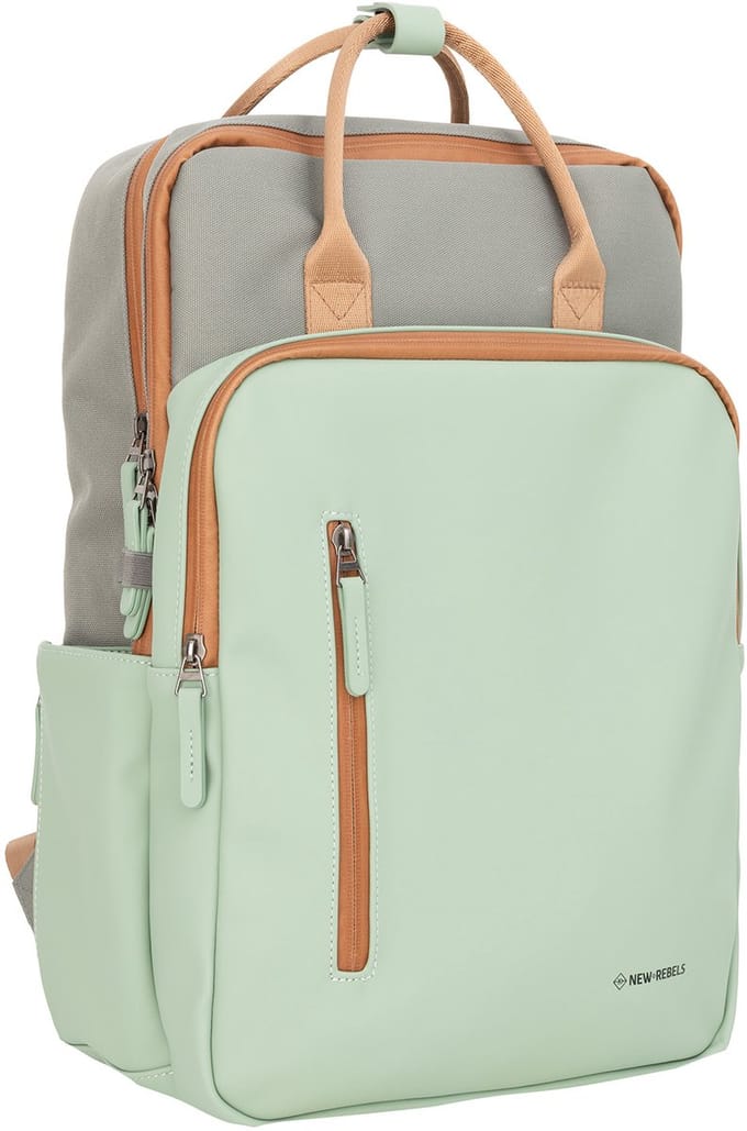 New Rebels Ferron Milwaukee Handel Rugtas Petrol 19L Sage Green
