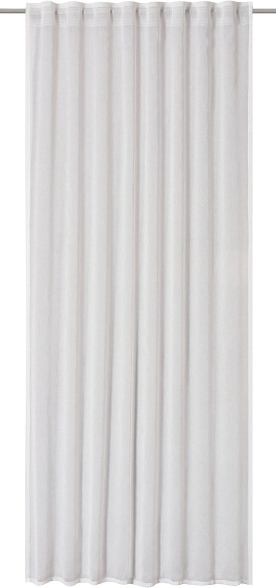 Elbersdrucke Gordijn met lussen Air 255x140 cm wit transparant