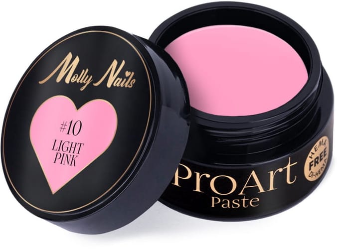 Molly Nails ProArt Paste - Nagel Decoratie Pasta - Light Pink - HEMA/Di-HEMA Vrij