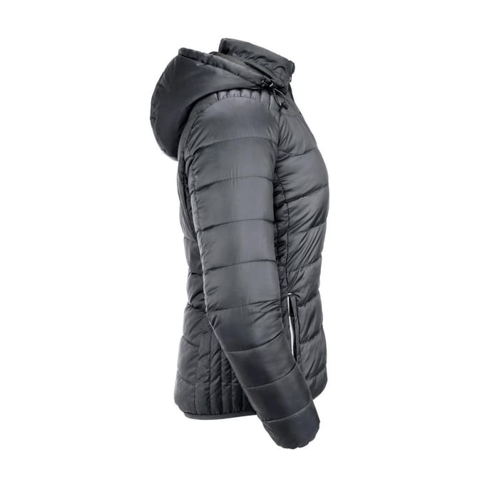 Russell Dames/dames Hooded Nano Jacket (IJzergrijs)