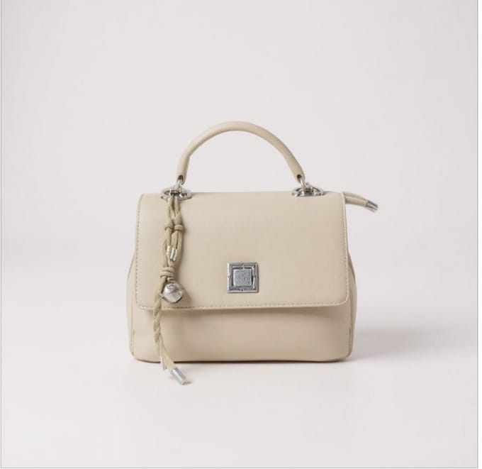 TK-S Schoudertas, Handtas, Crossbody, lederlook - lichtbruin