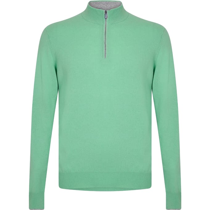Callaway Heren Sweater Top met Ritssluiting (Sprinkhaan)