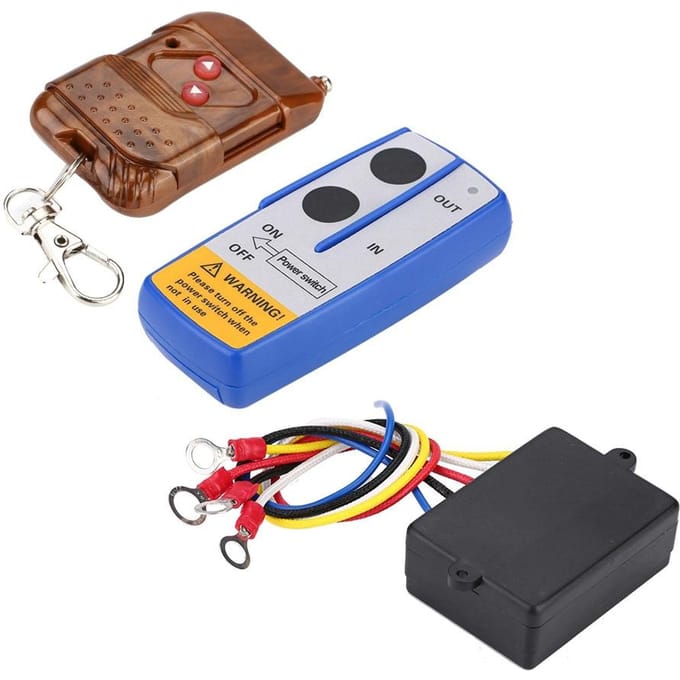 Kit de télécommande sans fil universel 12V 50ft pour treuil pour voiture camion