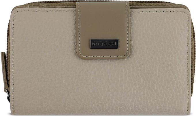 Bugatti Sina Portemonnee RFID-bescherming Leer 16 cm - Dames - Horizontaal - beige