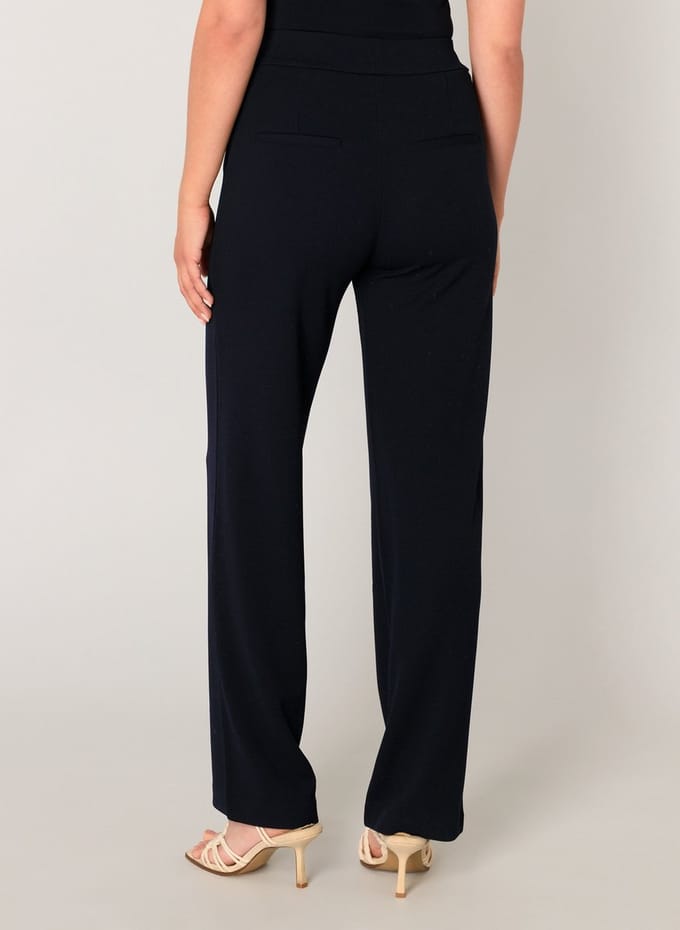 BASE LEVEL Yarah Broek - Dark Blue - maat W36 / L30