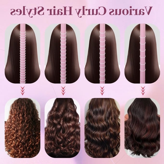 Warmteloze Krulstaven voor Perfecte Krullen | Flexibele Haarrollers | Satijnen Muts | 3 Stuks in Roze Doos
