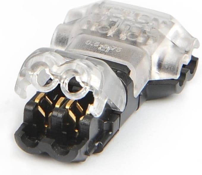 Quick kabel splitter - Twee aderig - 0.5mm² tot 0.75mm²