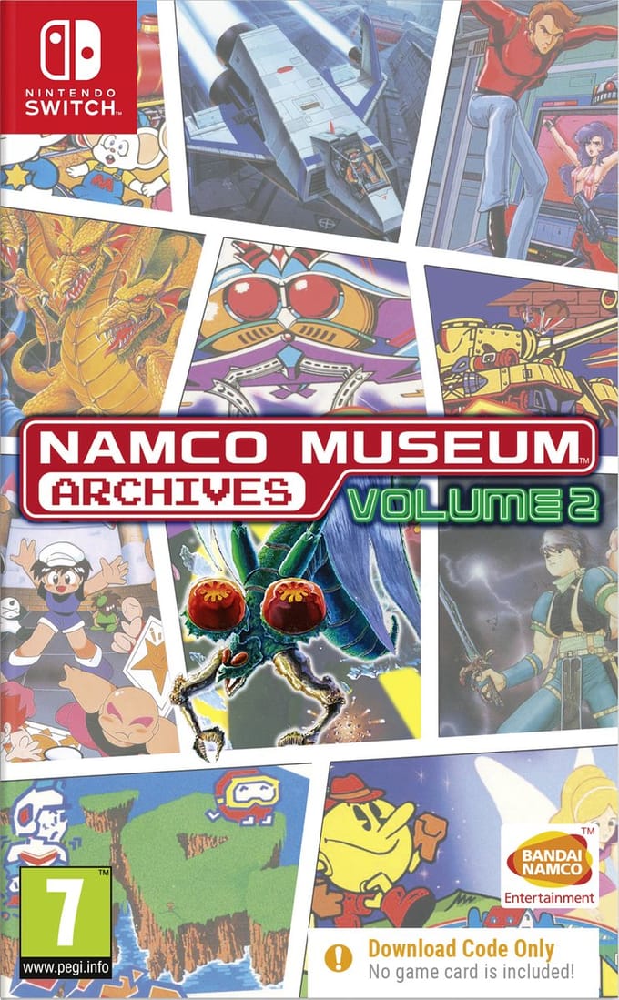 Namco Museum Archives: Volume 2 (Code In A Box) - Nintendo Switch - Retro