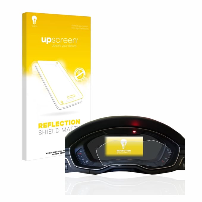 upscreen - Screenprotector voor Audi A4 B9 2017 Virtual Cockpit - Folie Beschermfolie anti glare matte