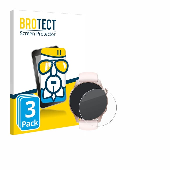 Screenprotector 3 Stuks voor Denver SWC-392 Beschermglas transparant