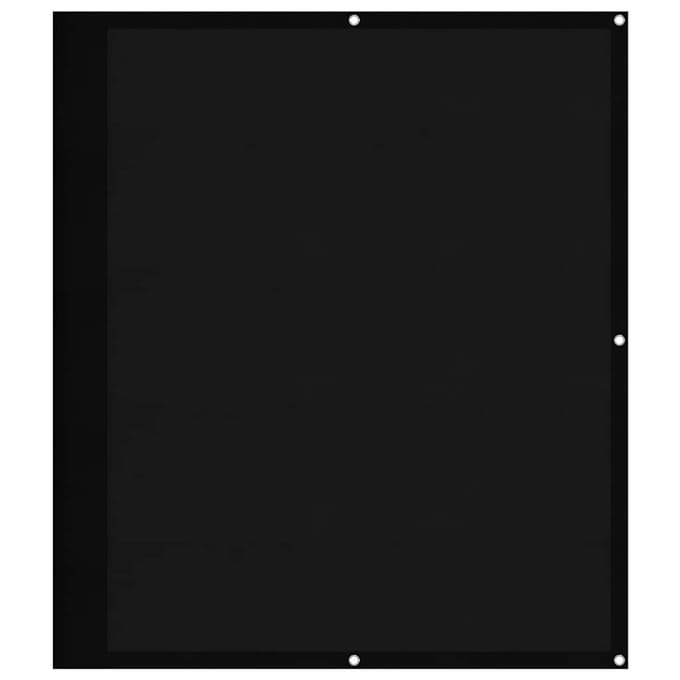 vidaXL - Balkonscherm - 120x800 - cm - 100% - oxford - polyester - zwart