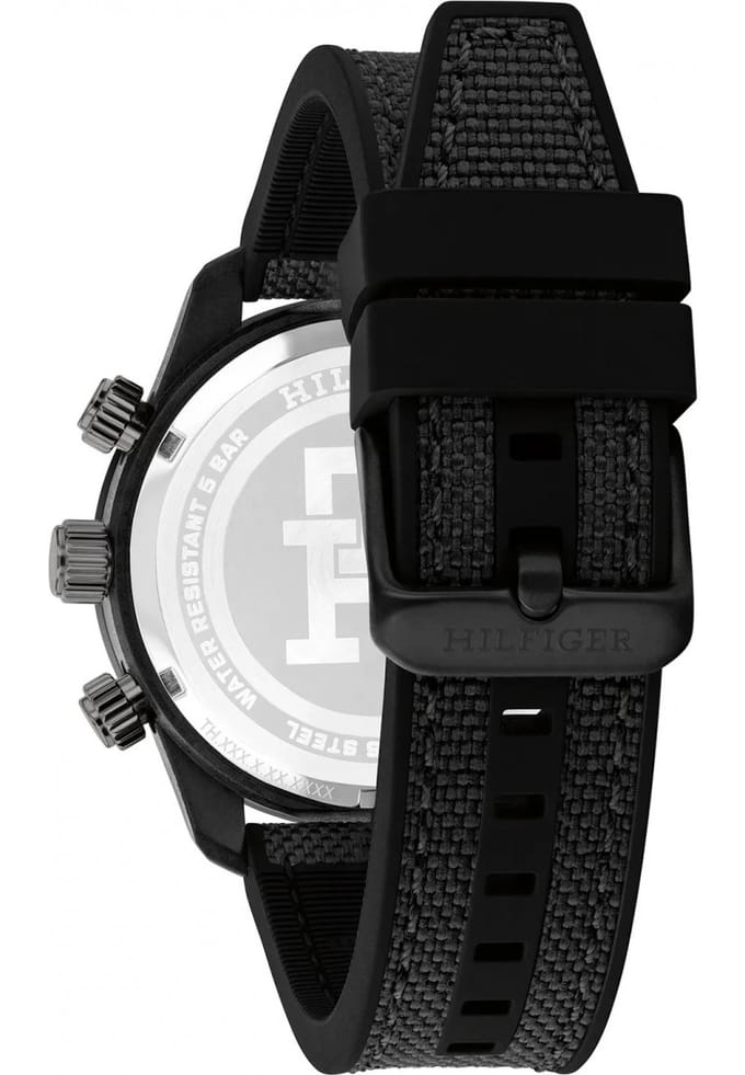 Tommy Hilfiger TH85 Carbon 1792182 Horloge - Textiel - Zwart - Ø 41 mm