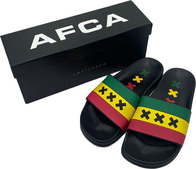 AFCA Reggae slides - AFCA - Ajax - Amsterdam - Fanwear - Reggae - Slippers