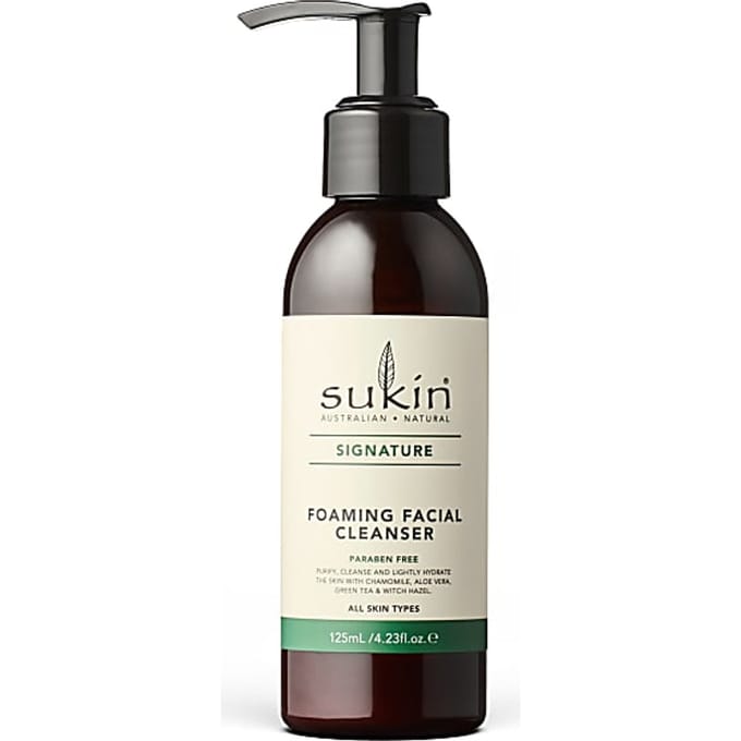 Sukin, Nettoyant Moussant pour le Visage, 4,23 fl oz (125ml) gray