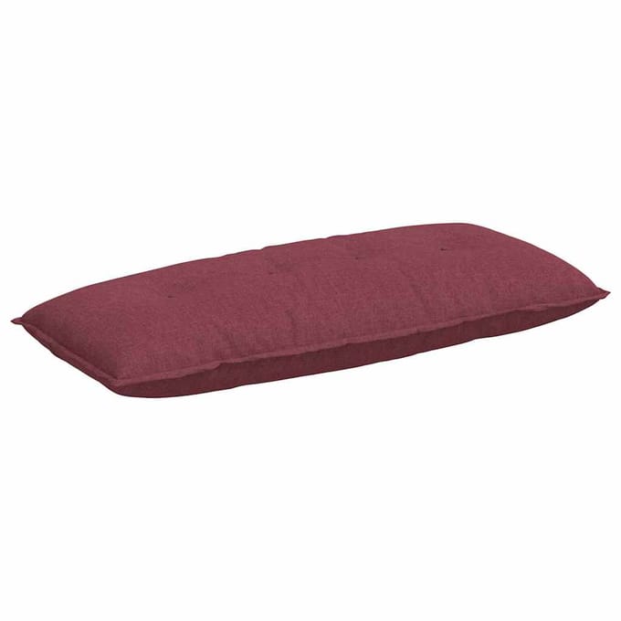 vidaXL - Rugkussen - Wijnrood - 200 - x - 19 - x - 50 - cm - Stof