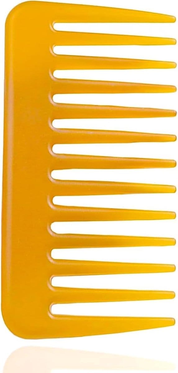 Mini Kam - Reis Kam - Haar Ontklitten - Brede Tanden - 11 cm - Zwart