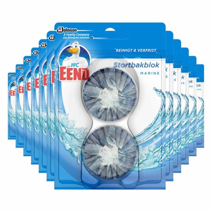 WC Eend - Stortbakblok Blauw - 12 x 2x 50 gr - Voordeelverpakking