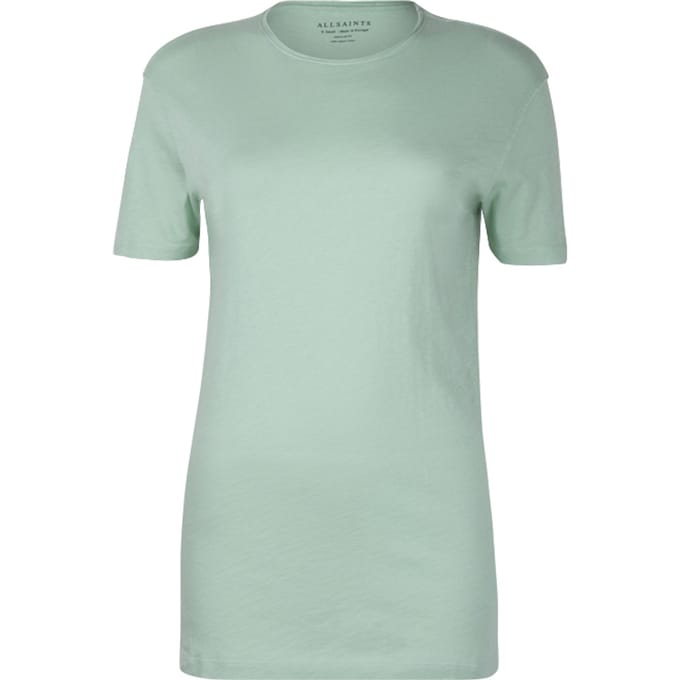 AllSaints Figure Ss Crew Calcite Green Größe: XS | Basic T-Shirts Outlet | Herren | Grün