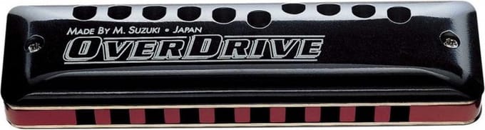 Suzuki Overdrive MR-300 harmonica in key: C