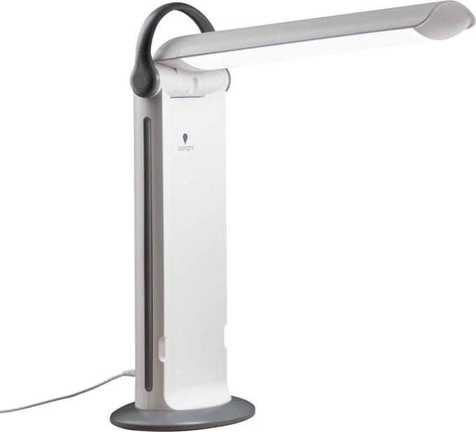 Daylight Twist 2 Bureaulamp dimbaar - Leeslamp met LED - Daglichtlamp - Dimbaar - Wit - Design