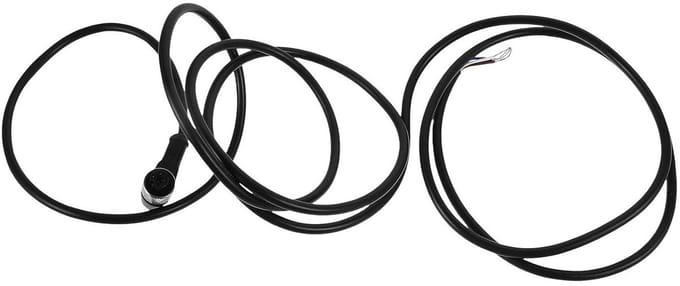 Sensor Kabel - Aansluitkabel Verlengkabel - Industriële Automatisering - Waterdichte Hoekconnector - 1 Meter - Zwart