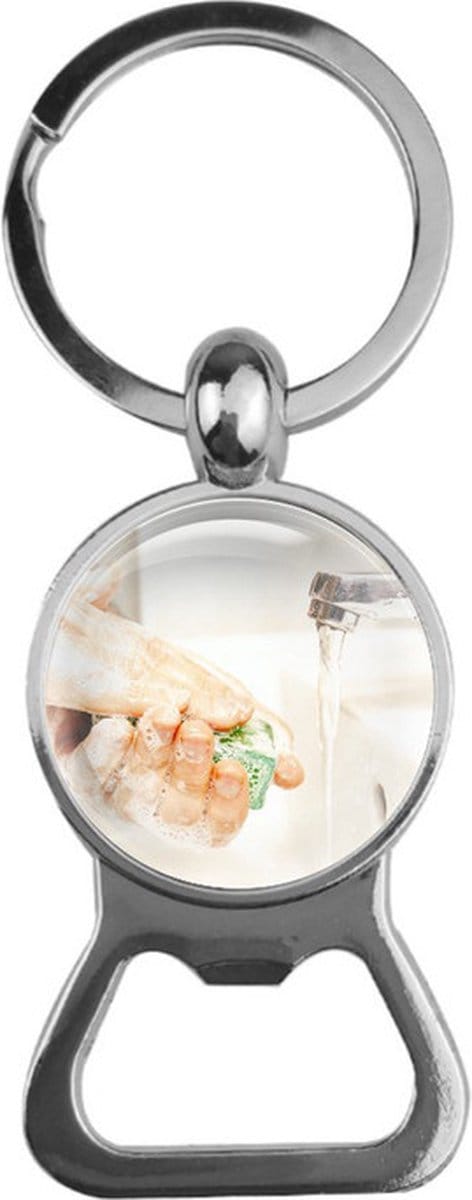 Bieropener Glas - Handen Wassen