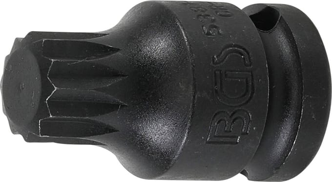 BGS Kracht dopsleutelbit - lengte 43 mm - 1/2 - veeltand (voor XZN) M16