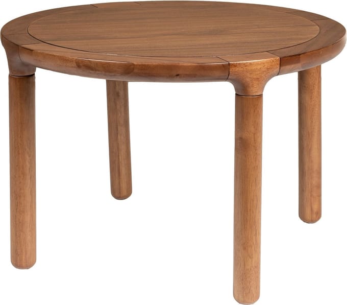 Zuiver Storm Salontafel Rond 60 cm Hout Walnoot - Bruin