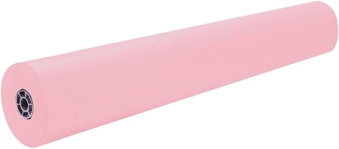 Extra Groot Kraft Papier Rol 91cm Breed 85GSM - Ideaal Knutselpapier in Roze