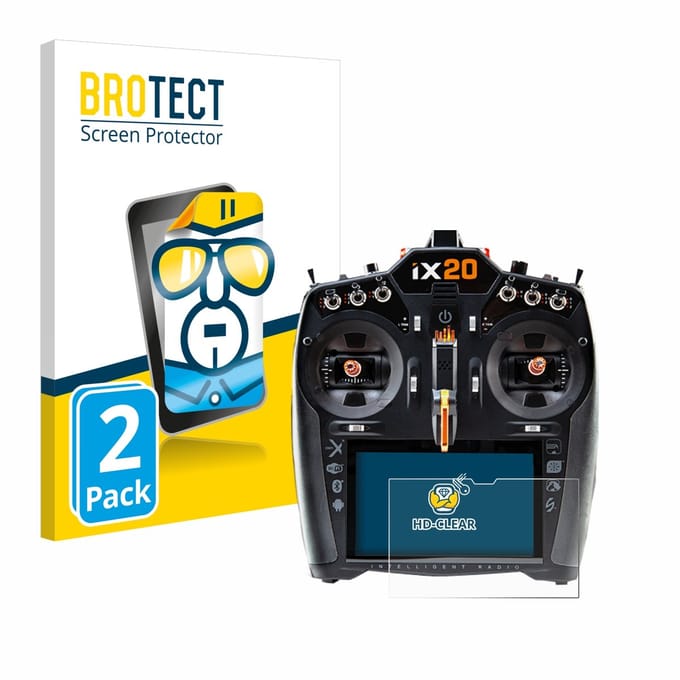 BROTECT - Screenprotector voor Spektrum iX20 - Folie Beschermfolie transparant 2 Stuks
